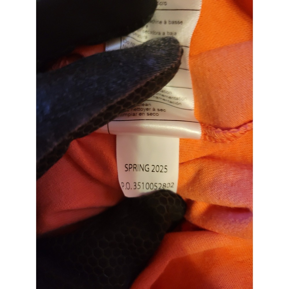 Carhartt Womens 2X Loose Fit Long Sleeve Graphic T-Shirt Coral Orange NWT - Picture 12 of 12